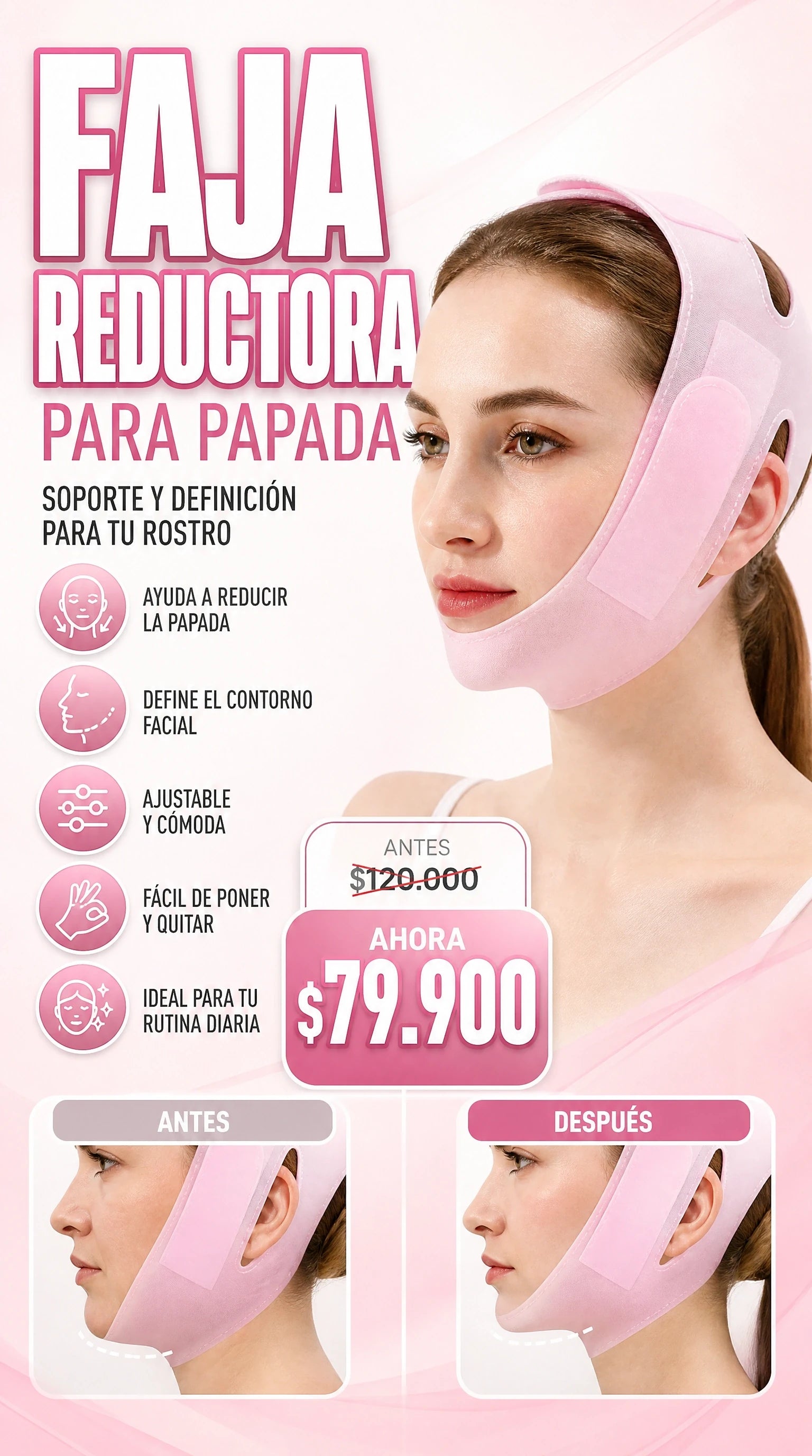 Faja reductora de papada