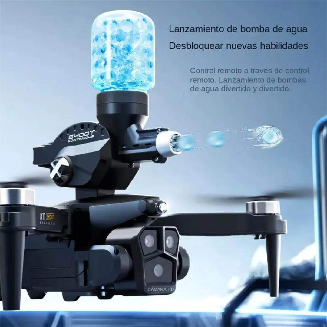 DRONE K11®DISPARADOR +3000 BOLAS DE HIDROGEL GRATIS🎁