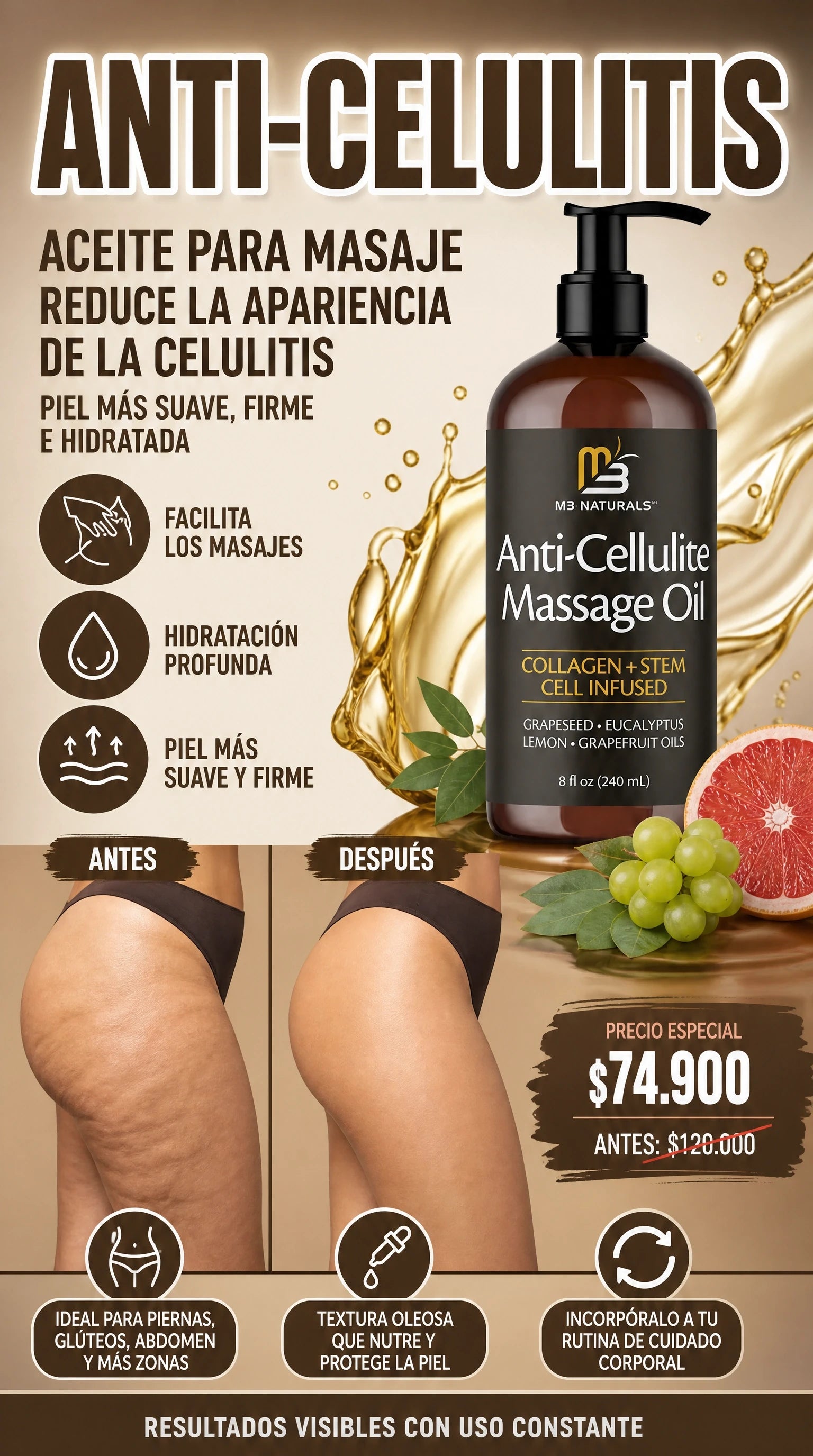 ACEITE ANTI CELULITIS