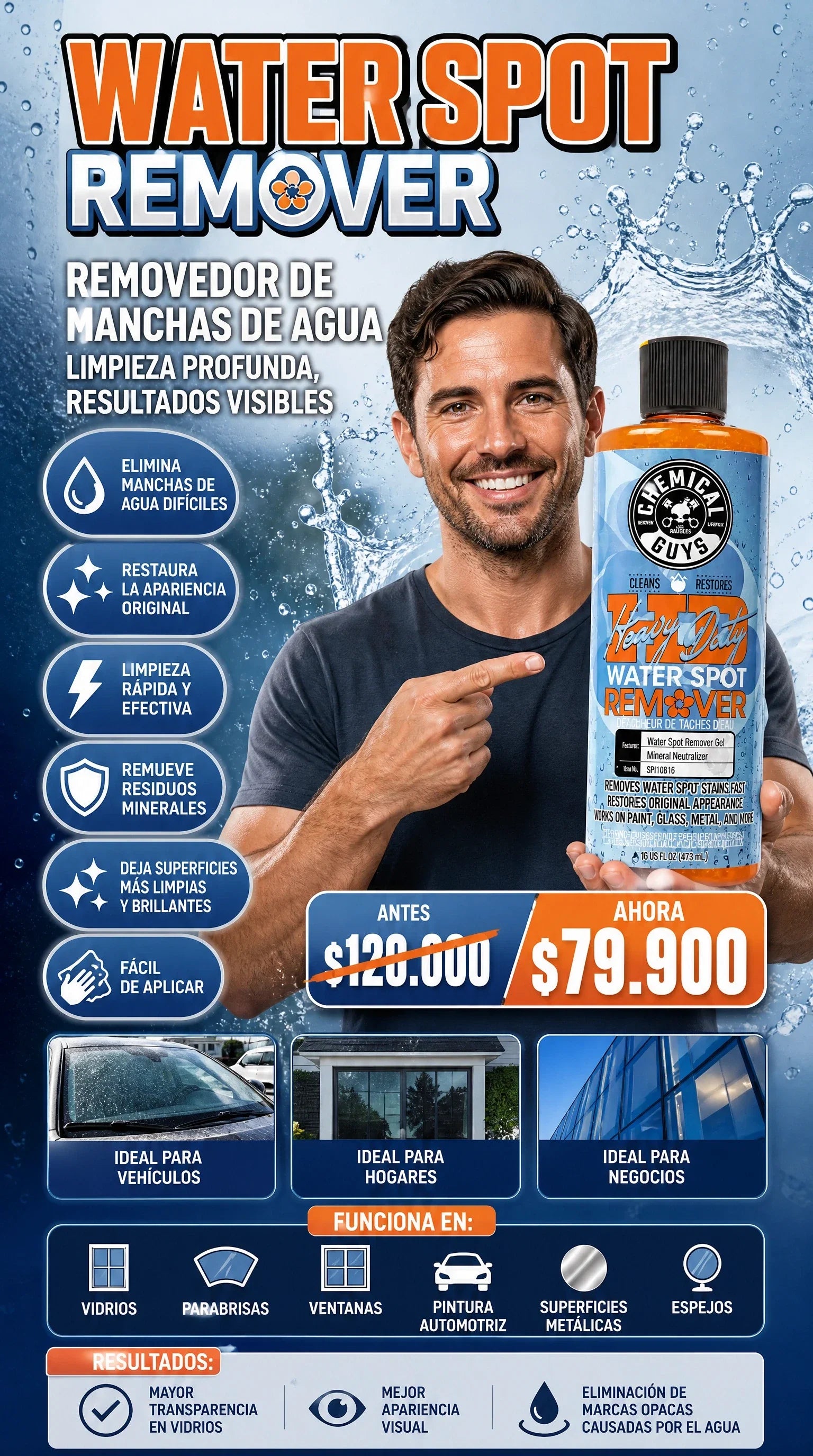 WATER SPOT REMOVER