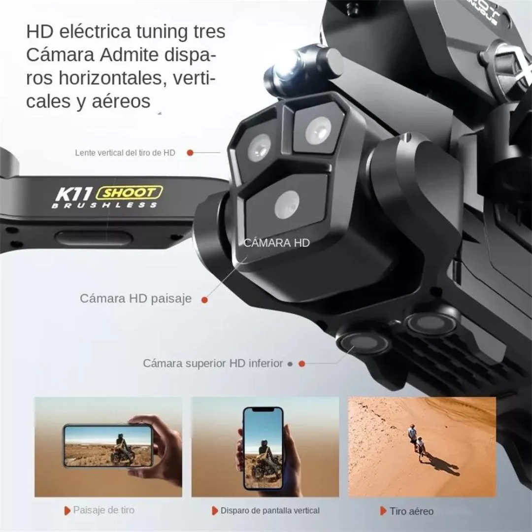 DRONE K11®DISPARADOR +3000 BOLAS DE HIDROGEL GRATIS🎁