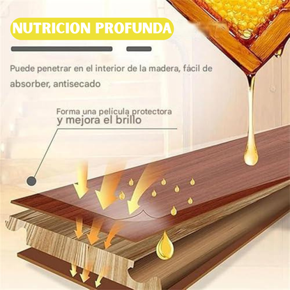 BEEWAX®RECUPERA EL BRILLO DE LA MADERA 🍯
