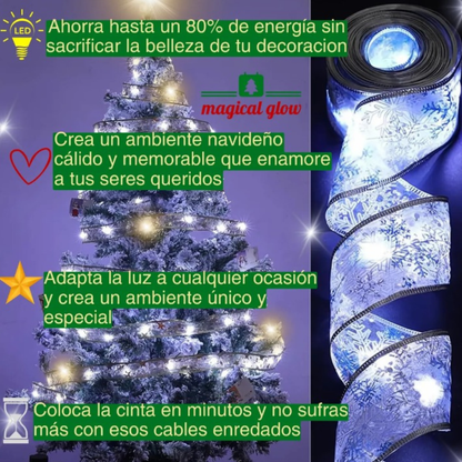 LUCES NAVIDEÑAS:CINTA CON LUZ LED 500CM DE LARGO✨