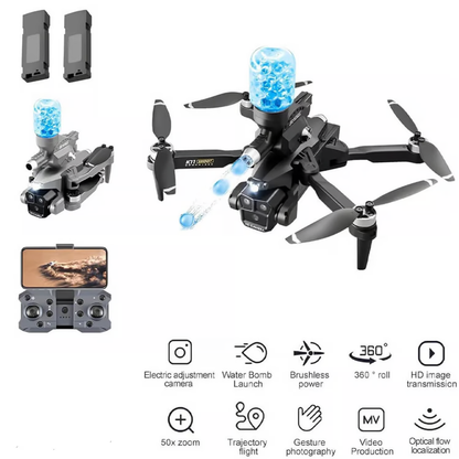 DRONE K11®DISPARADOR +3000 BOLAS DE HIDROGEL GRATIS🎁