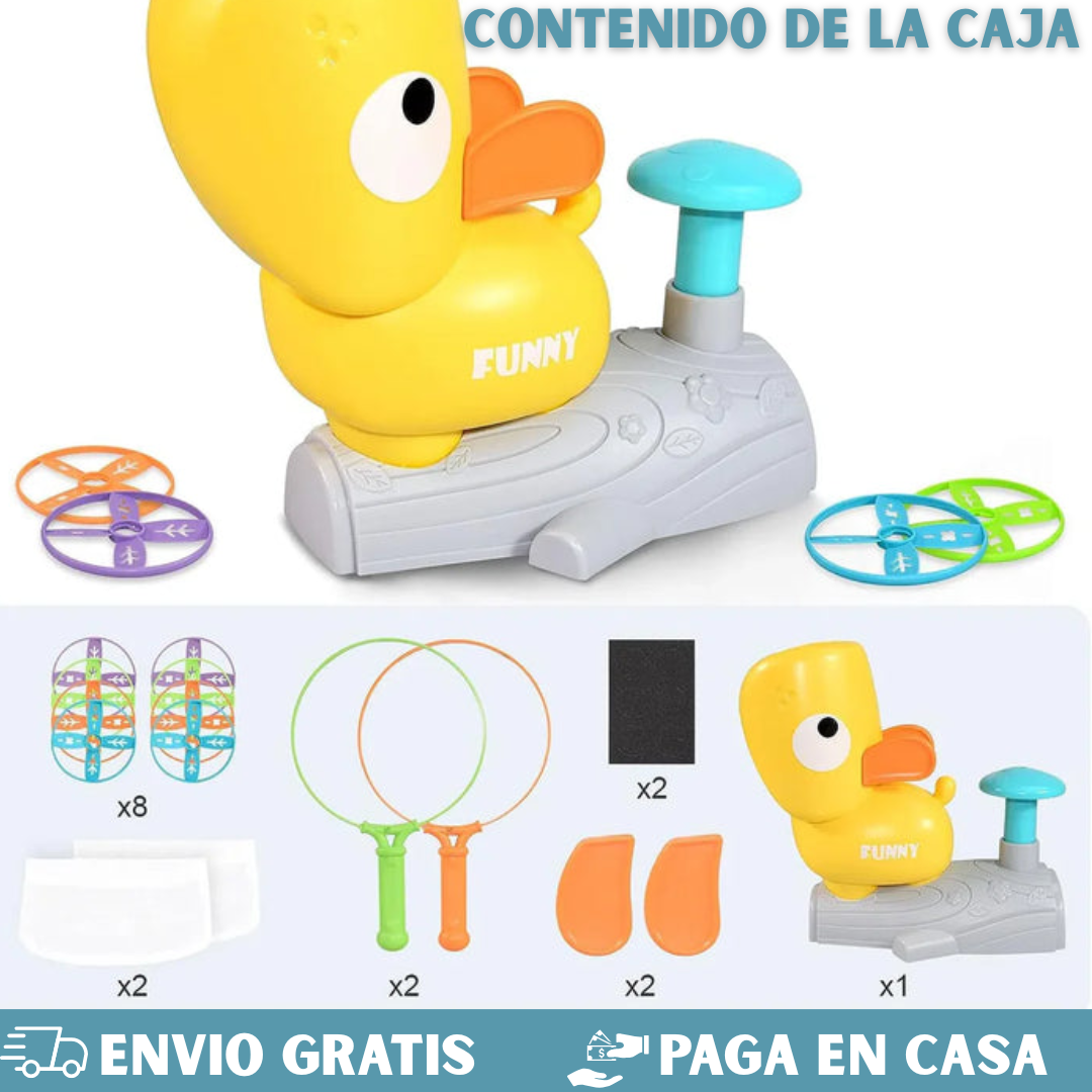 PATO®LANZADOR DE DISCOS VOLADORES 🥏