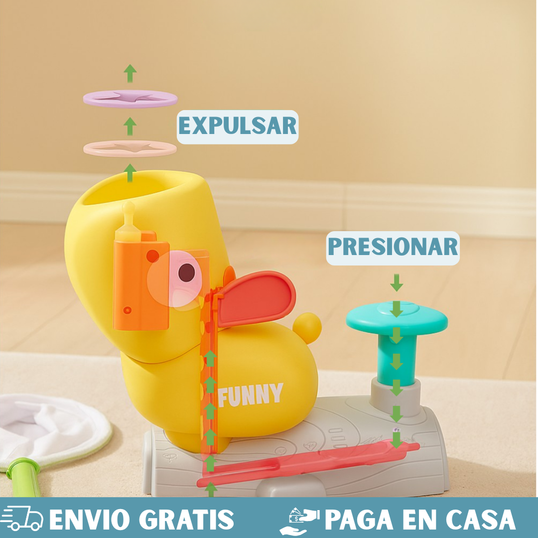 PATO®LANZADOR DE DISCOS VOLADORES 🥏