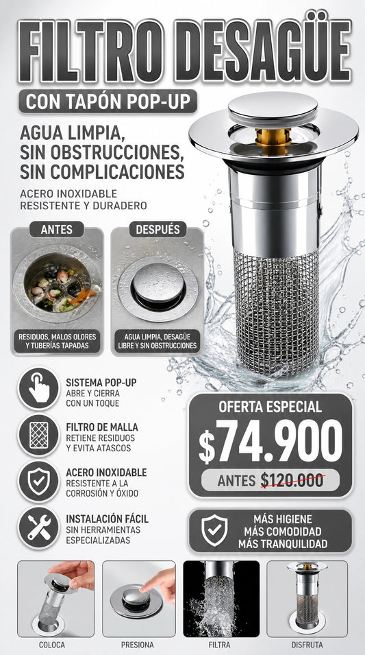 FILTRO DESAGUE