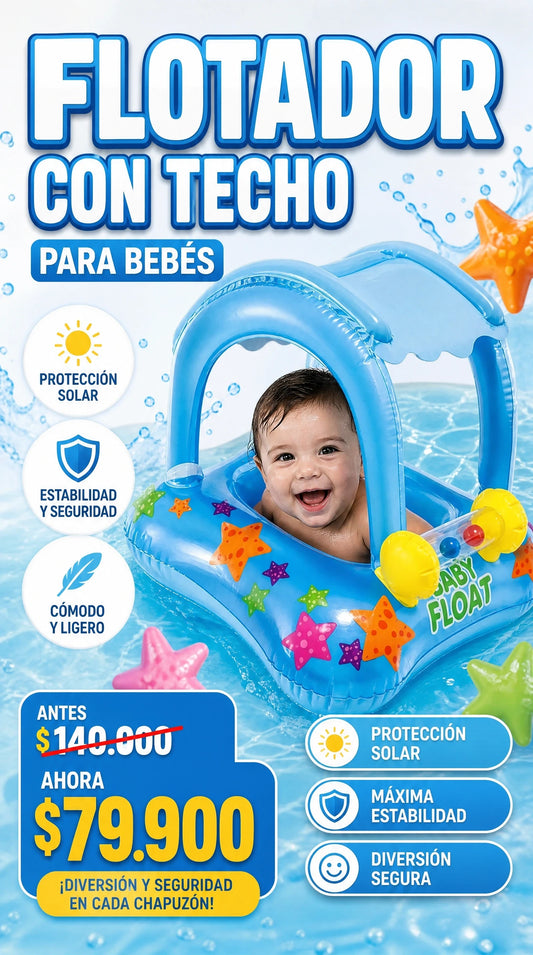 FLOTADOR CON TECHO