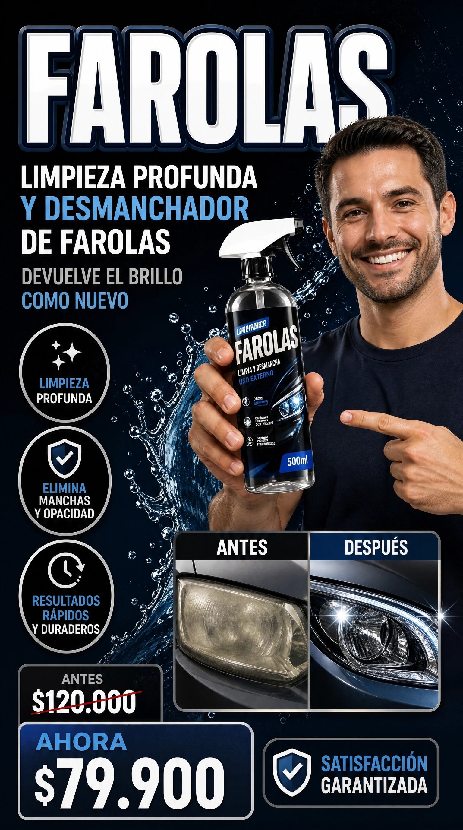 Farolas Limpieza Profunda