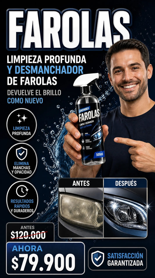 Farolas Limpieza Profunda