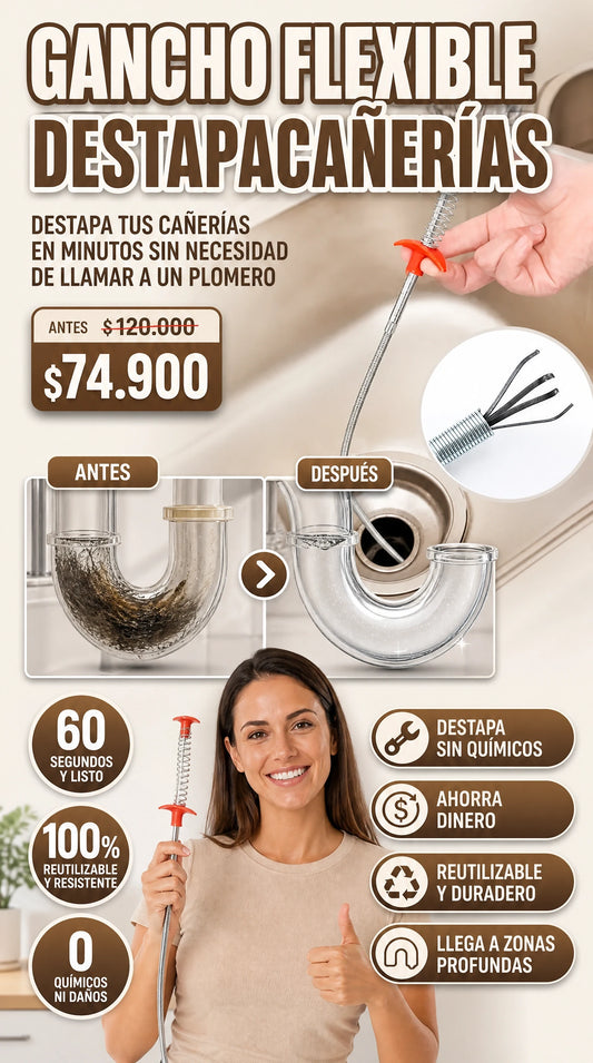 GANCHO DESTAPA CAÑERIAS