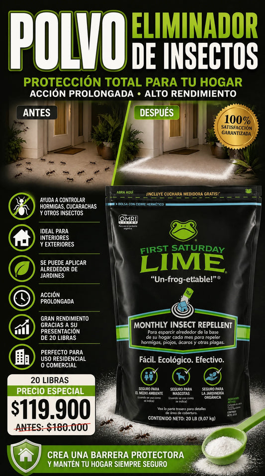 POLVO ELIMINADOR DE INSECTOS