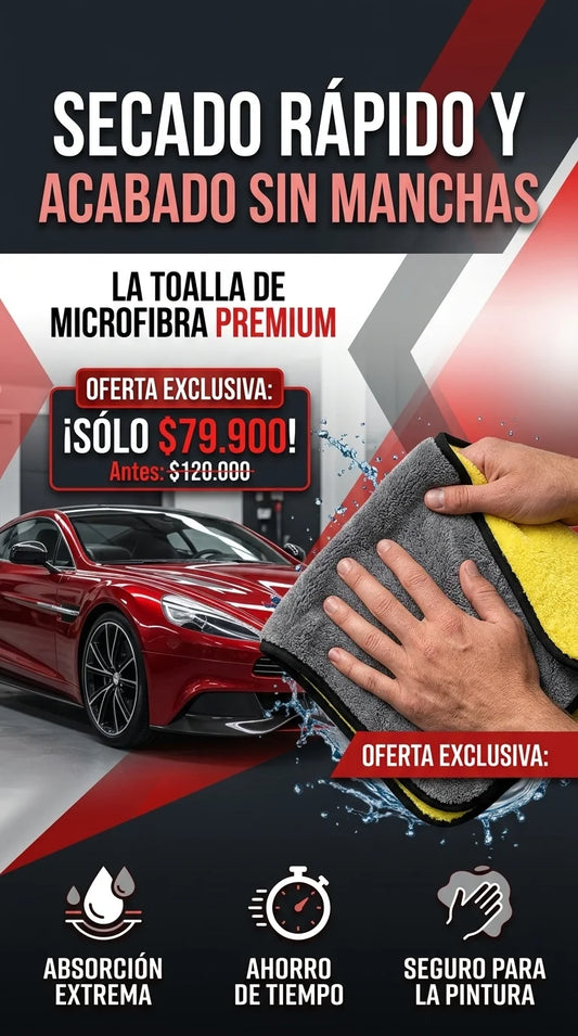 TOALLA ABSORBENTE PARA CARRO