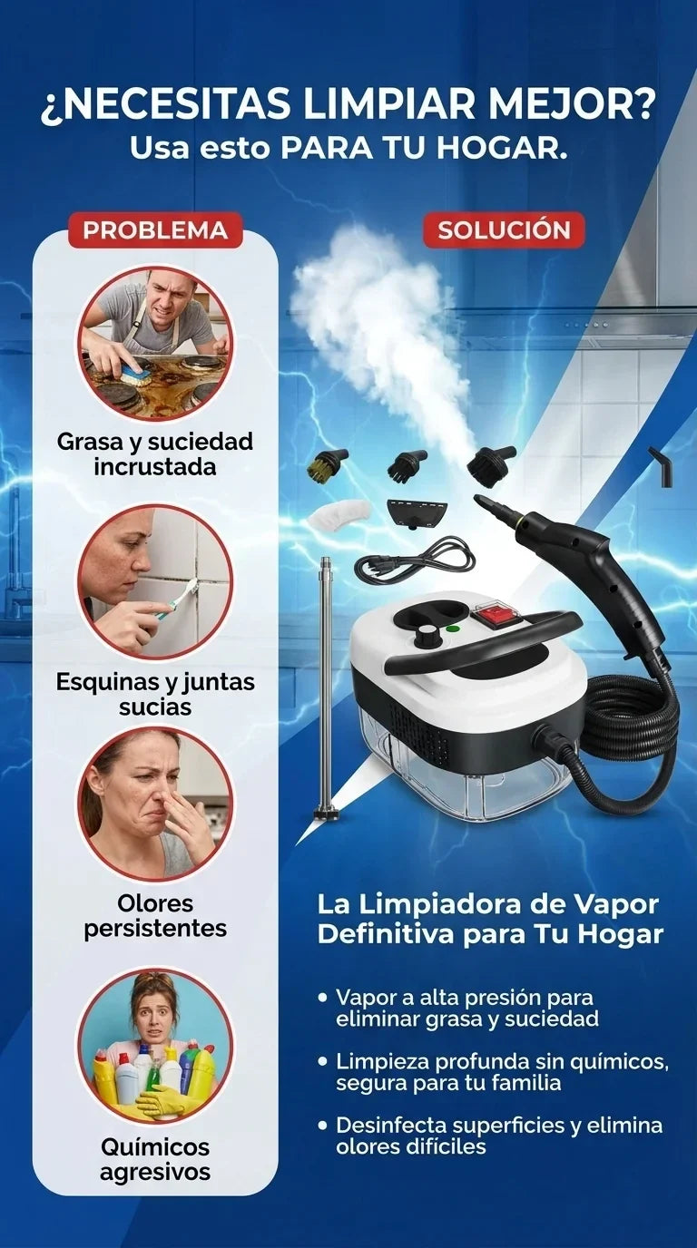 MAQUINA LIMPIEZA A VAPOR