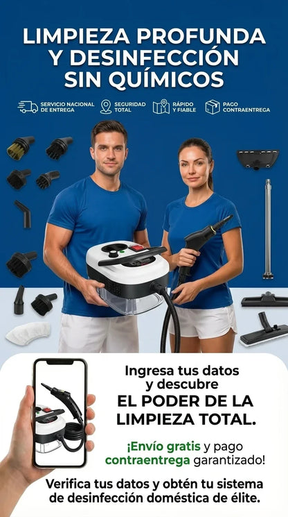 MAQUINA LIMPIEZA A VAPOR